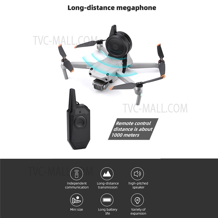 EWB8524 Wireless Speaker USB Charging Remote Control Loudspeaker Megaphone Drone Accessories-7