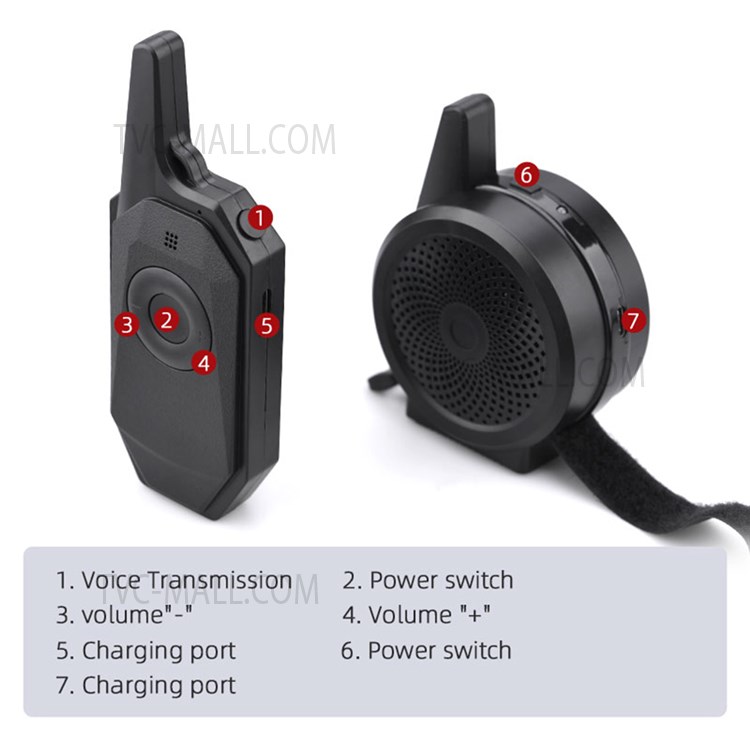 EWB8524 Wireless Speaker USB Charging Remote Control Loudspeaker Megaphone Drone Accessories-9