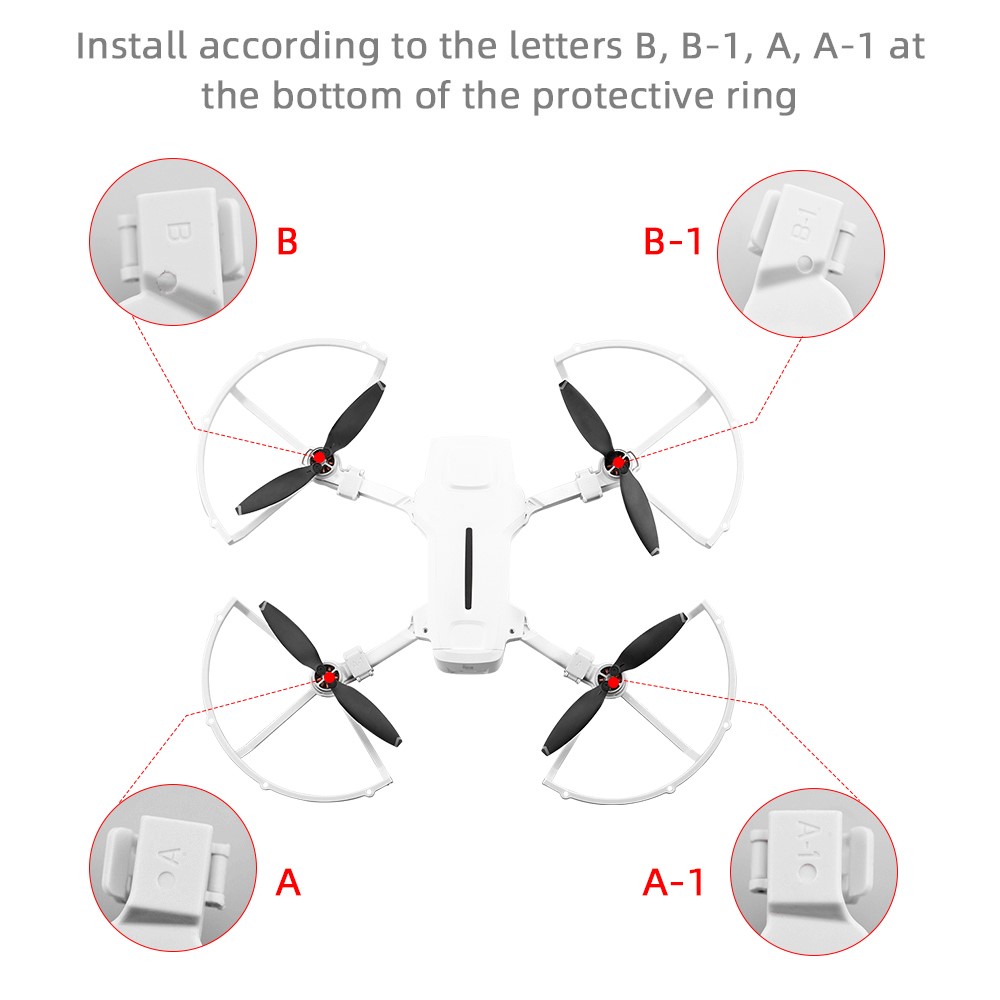 EWB8867 Quick-release Blade Protection Cover Propeller Protector Guard for FIMI X8 MINI-6