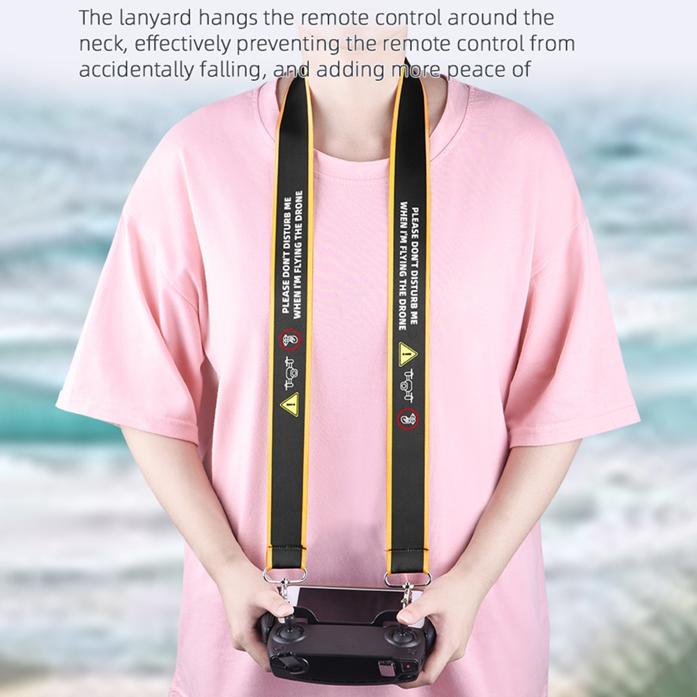 ZZCP8766 Wide Lanyard Neck Strap with Double Buckle for DJI Mavic 2/Pro/Mini/Air/Spark Remote Control-5