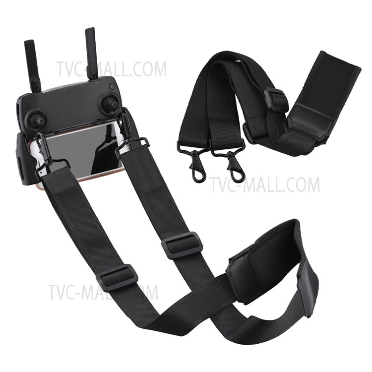ZZCP8765 For DJI Mavic 2/Pro/Mini/Air/Spark Remote Control Wide Thick Lanyard Hanging Neck Strap with Double Buckle-1