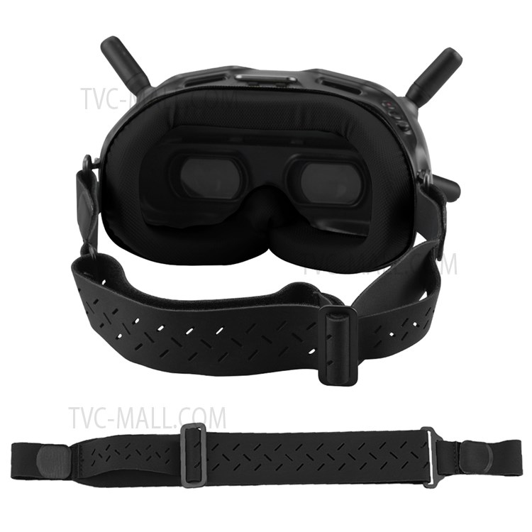 EWB8706 Head Strap Band Adjustable Headband for DJI FPV Goggles V2 - Black-1