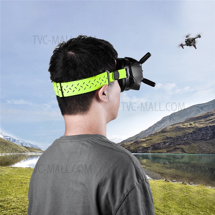 EWB8706 Head Strap Band Adjustable Headband for DJI FPV Goggles V2 - Black-3
