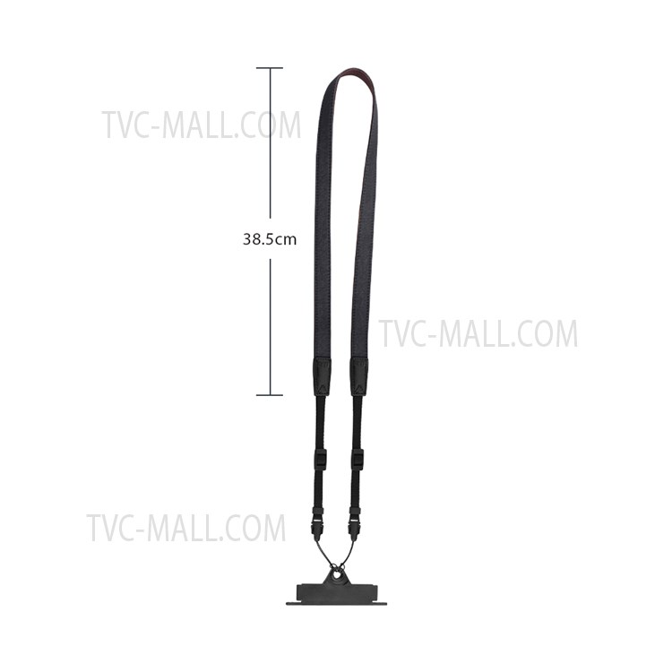 ZZCP8767 For DJI Mavic 2/Pro/Mini/Air/Spark Remote Control Lanyard Neck Strap with Bracket - Black-14
