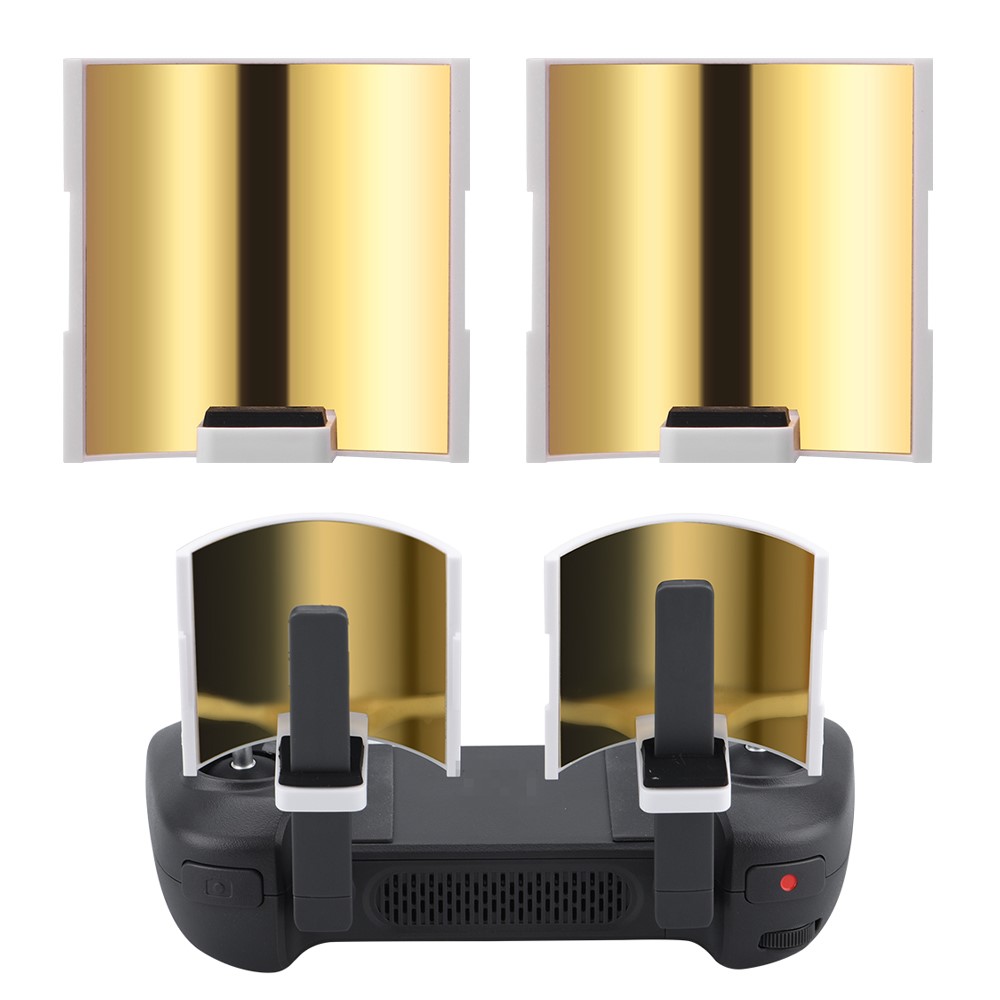 Max2897 1 Pair Antenna Mirror Surface Signal Booster Amplifier Range Extender for DJI Mavic Mini/FIMI X8 Mini Remote Control - White-1