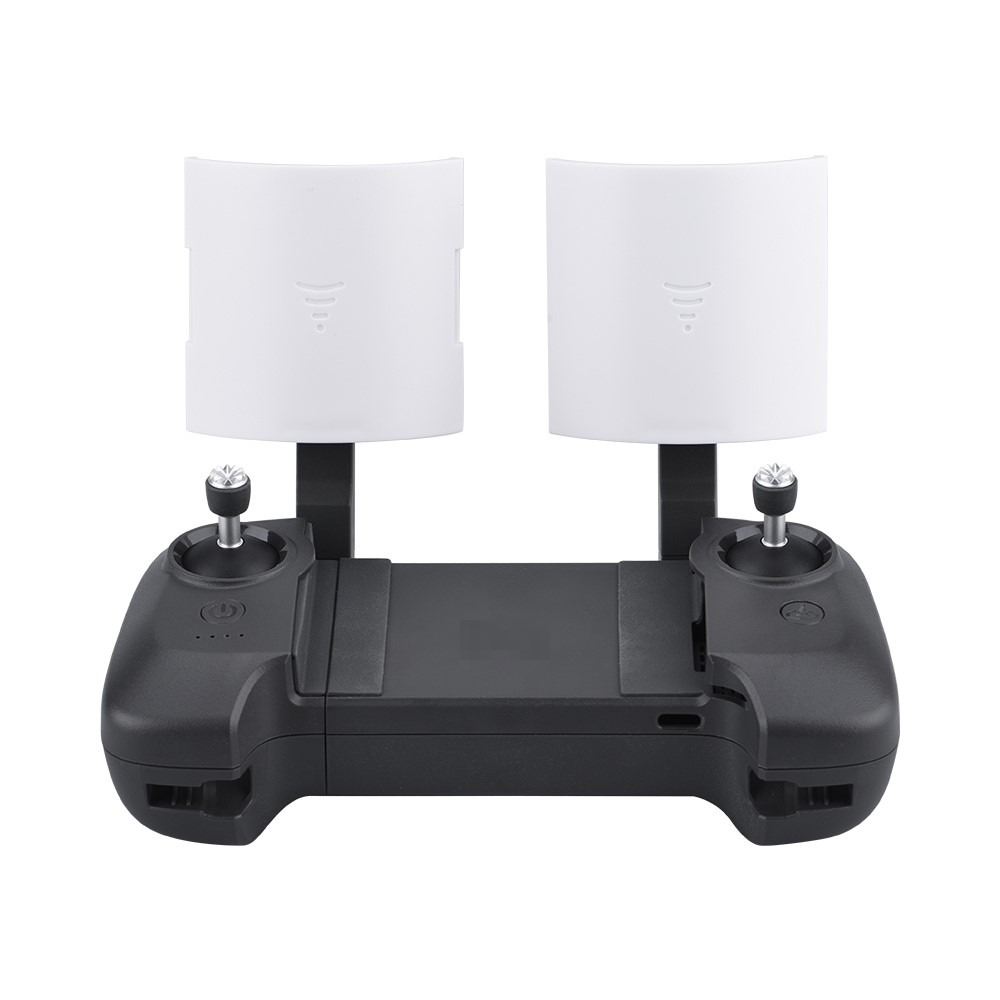 Max2897 1 Pair Antenna Mirror Surface Signal Booster Amplifier Range Extender for DJI Mavic Mini/FIMI X8 Mini Remote Control - White-4