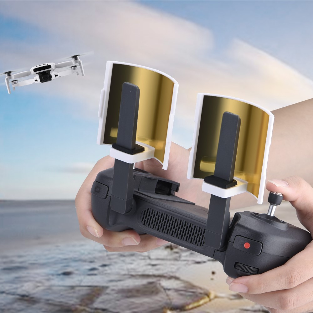 Max2897 1 Pair Antenna Mirror Surface Signal Booster Amplifier Range Extender for DJI Mavic Mini/FIMI X8 Mini Remote Control - White-5