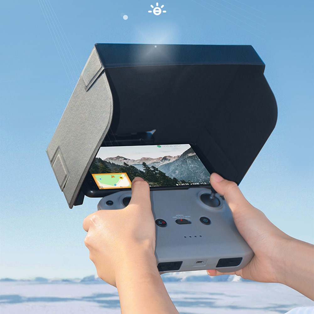 UTAIDU EWB8649 6-inch Universal Tablet Sun Hood Sunshade for for DJI Mavic Air 2/Air 2S/Mini 2-12