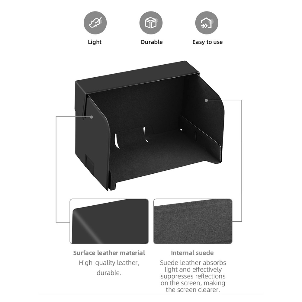 UTAIDU EWB8649 6-inch Universal Tablet Sun Hood Sunshade for for DJI Mavic Air 2/Air 2S/Mini 2-3