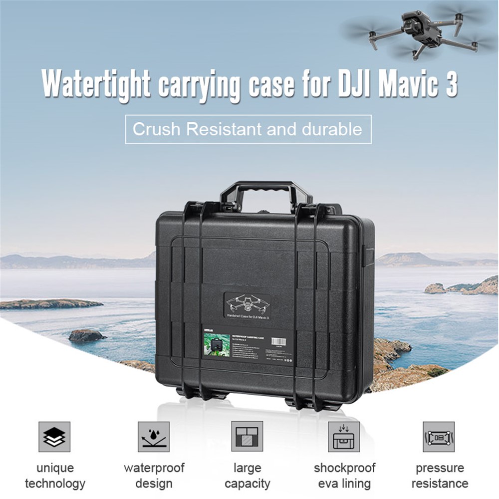 STARTRC 1110290 Portable Waterproof Sealed Storage Box Drop-proof Tote Carrying Case for DJI Mavic 3 Drone Accessories-2