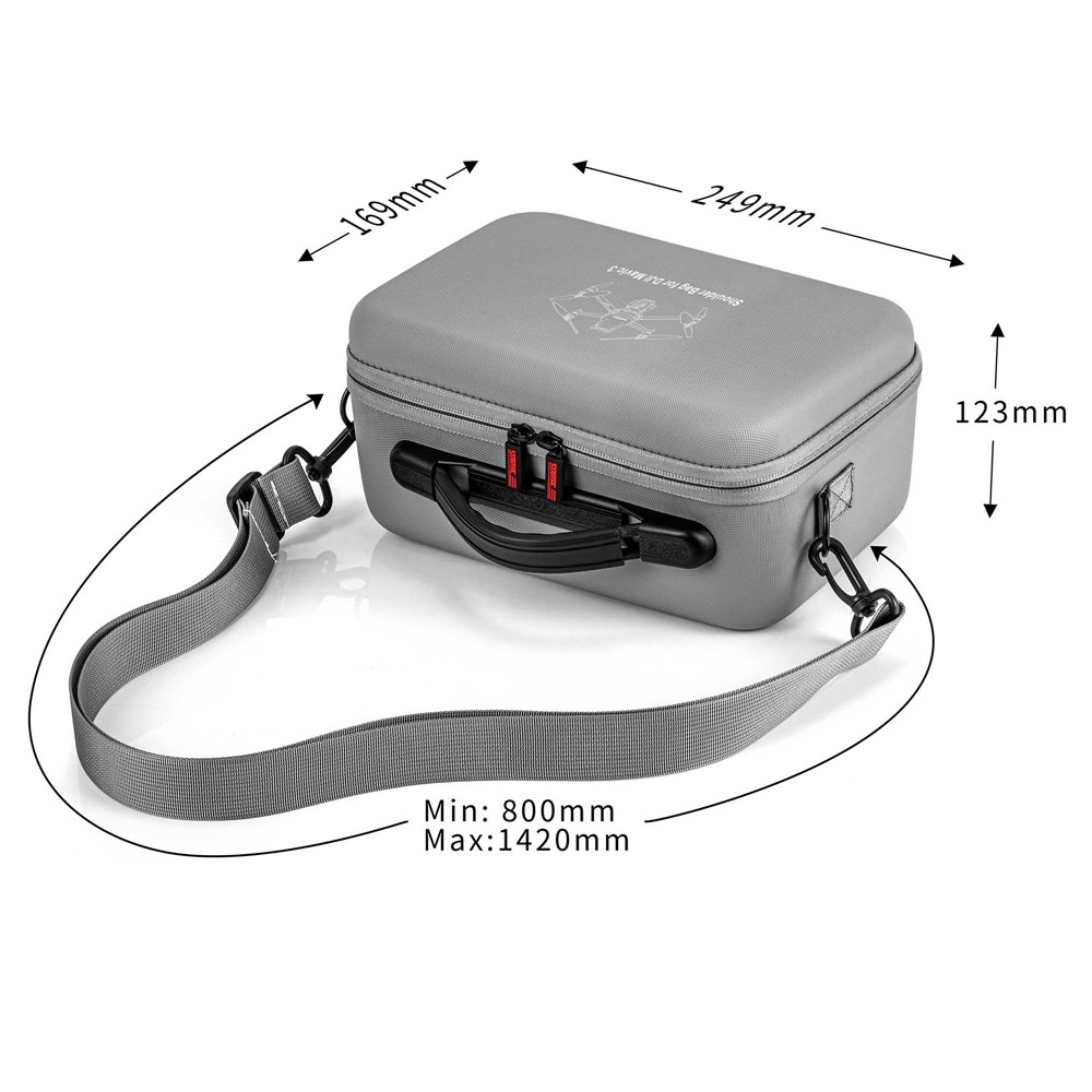 STARTRC 1110303 Portable Storage Bag PU Leather Shockproof Tote Carrying Case with Shoulder Strap for DJI Mavic 3 Drone Accessories-8
