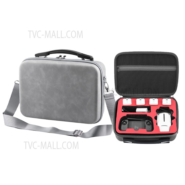 EWB8599 Storage Bag Handbag Carrying Case with Shoulder Strap for FIMI X8 MINI Drone - Red Liner-1