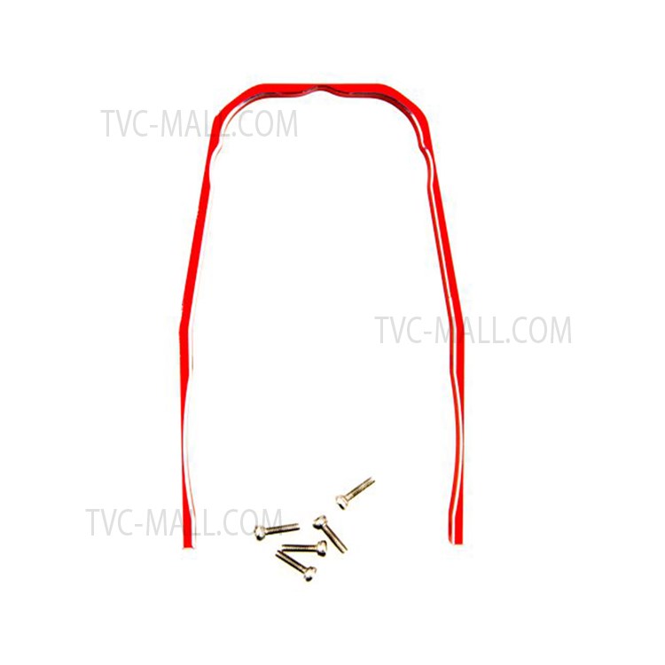 EWB8580 Aluminum Alloy Drone Top Protection Bar Bumper Guard for DJI FPV Combo - Red-2