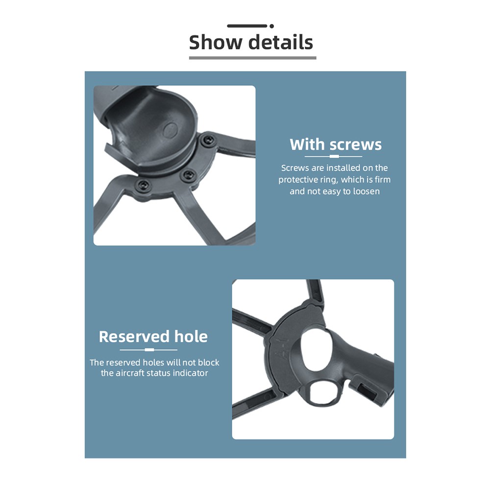 EWB8582 Anti-collision Blade Propeller Protection Ring Cover for DJI FPV Combo Drone-7