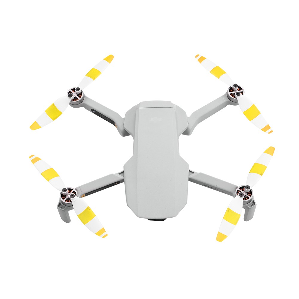 EWB8197_3 EWB8198_3 EWB8199_3 EWB8200_3 4 Paris 4726F Color Propellers Replacement for DJI Mavic Mini/Mini 2/Mini SE - White/Yellow-2