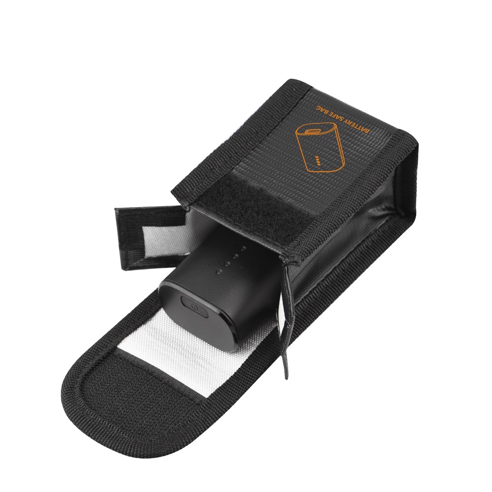EWB8428_1 EWB8429_1 Fireproof Explosion-Proof Battery Safe Bag Battery Protection Bag for DJI FPV Combo - Black-2