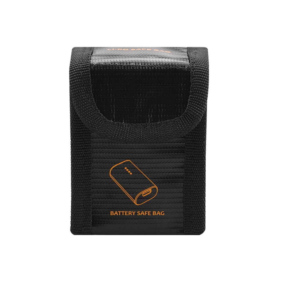 EWB8428_1 EWB8429_1 Fireproof Explosion-Proof Battery Safe Bag Battery Protection Bag for DJI FPV Combo - Black-3