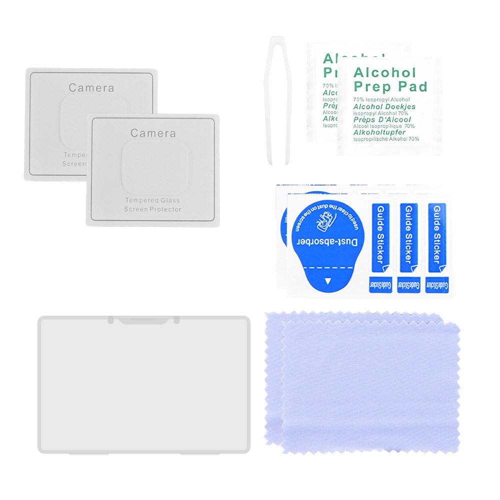 EWB8581_2 2Pcs 9H Hardness Tempered Glass Camera Lens Protector for for DJI Mavic Air 2S-10
