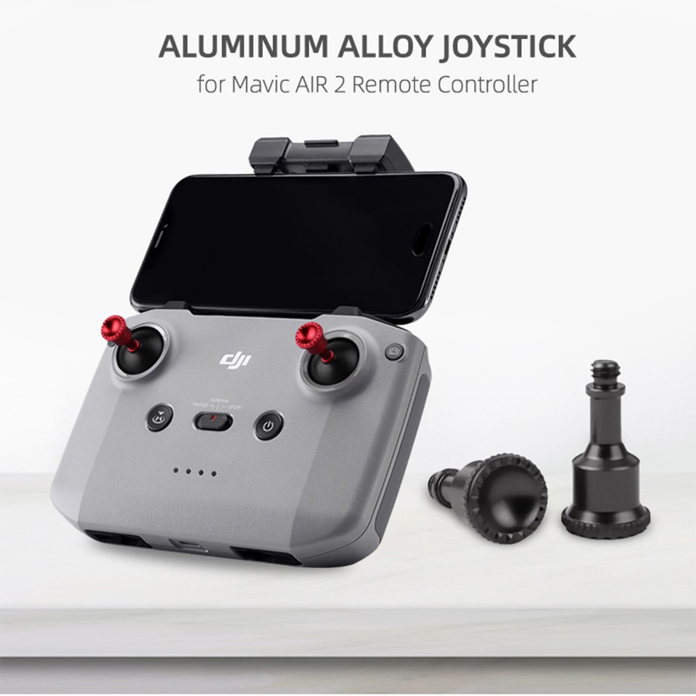 SUNNYLIFE YG9276 1 Pair Thumb Rocker Aluminum Alloy Joysticks for DJI Mavic 3/Air 2S/Air 2/Mini 2 Controller - Black-5