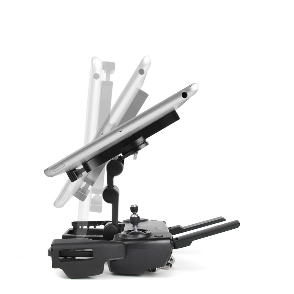 SUNNYLIFE ZJ035 Aluminum Alloy Cell Phone Holder Portable Drone Remote Controller Rack Folding Tablet Stand with Strap for DJI Mavic 3/2/Mini SE/Air 2S - Black-2