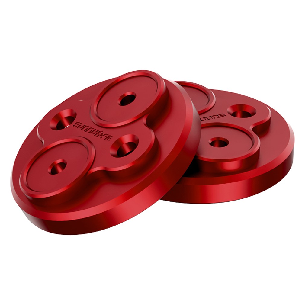 SUNNYLIFE Q9265 4Pcs/Set Motor Cover Aluminum Alloy Motor Cap Dust Cover Protector for DJI Mini SE/Mini 2/Mavic Mini - Red-2
