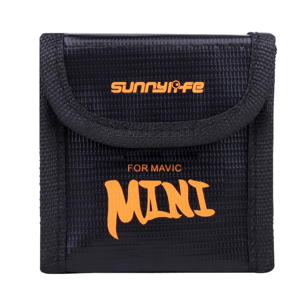 SUNNYLIFE DC295 Fireproof Battery Safe Bag Explosion-Proof Batteries Protector Storage for DJI Mini SE/2/Mavic Mini (2Pcs Batteries Version)-2