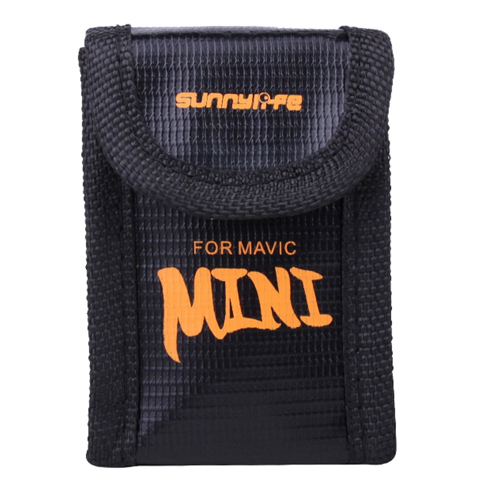 SUNNYLIFE DC294 Explosion-Proof Battery Safe Bag Fireproof Batteries Protective Storage Case for DJI Mini SE/2/Mavic Mini (1Pc Battery Version)-2
