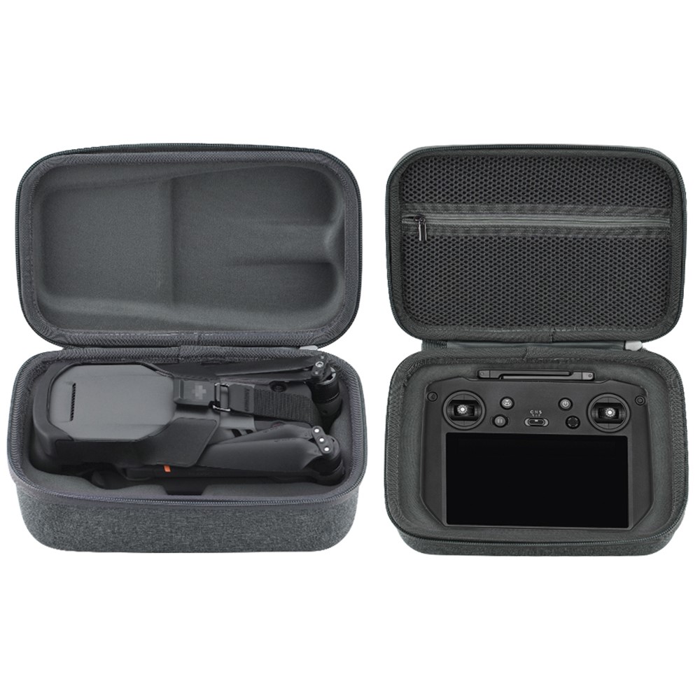 EWB9078 2Pcs Wear-resistant Carrying Case for DJI Mavic 3 Drone + Remote Control with Screen Portable Anti-scratch Storage Bag (Master Version)-1