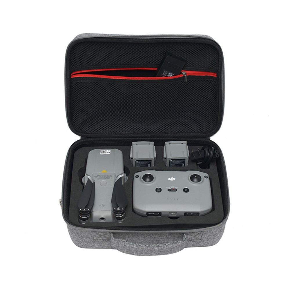 Storage Bag for DJI Mavic Air 2 Shockproof Canvas + EVA Carrying Case Portable Box RC Accessories Travel Hiking Kit with Sturdy Handle-3