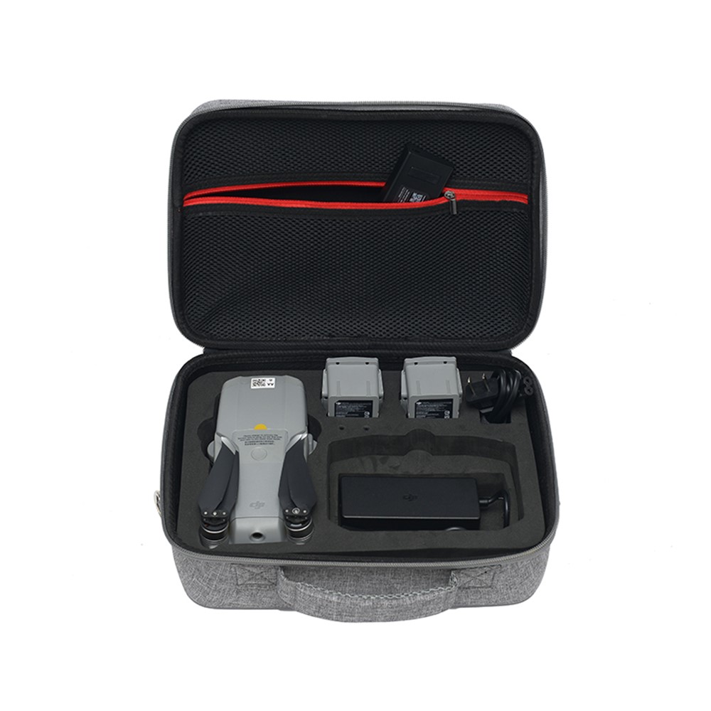 Storage Bag for DJI Mavic Air 2 Shockproof Canvas + EVA Carrying Case Portable Box RC Accessories Travel Hiking Kit with Sturdy Handle-4