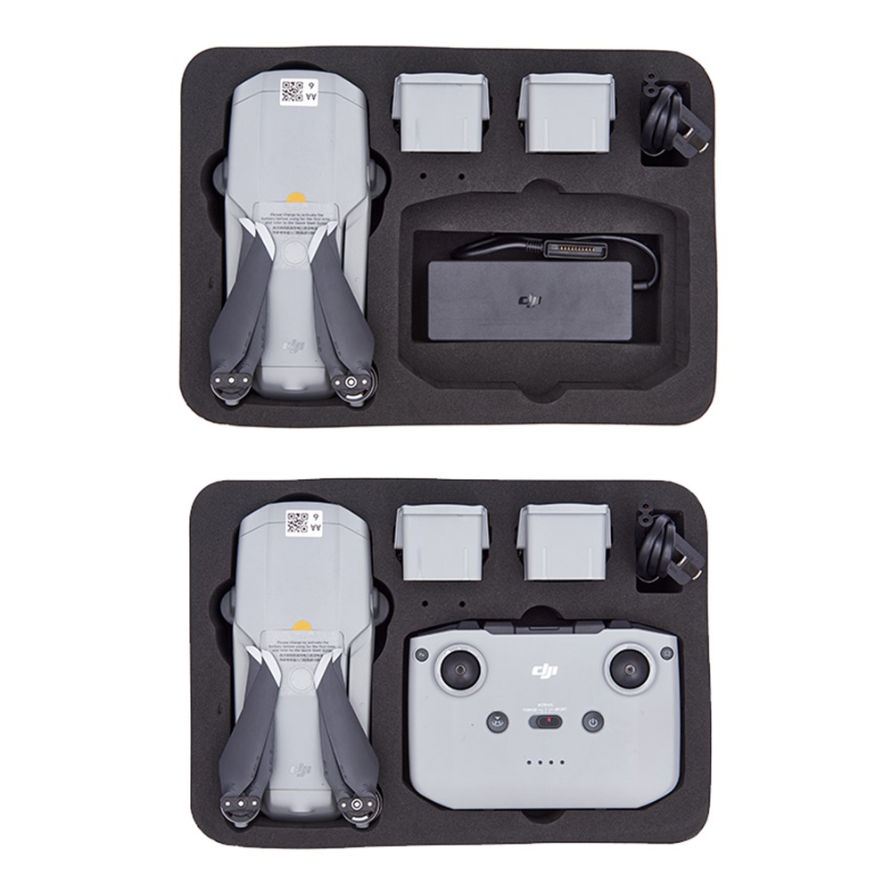 Storage Bag for DJI Mavic Air 2 Shockproof Canvas + EVA Carrying Case Portable Box RC Accessories Travel Hiking Kit with Sturdy Handle-5