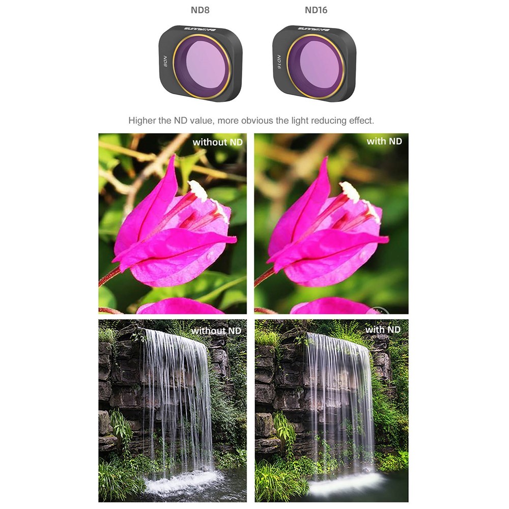 SUNNYLIFE MM3-FI415 For DJI Mini 3 Pro 3Pcs/Set CPL+ND8+ND16 Filters HD Optical Glass Camera Lens Filters-7