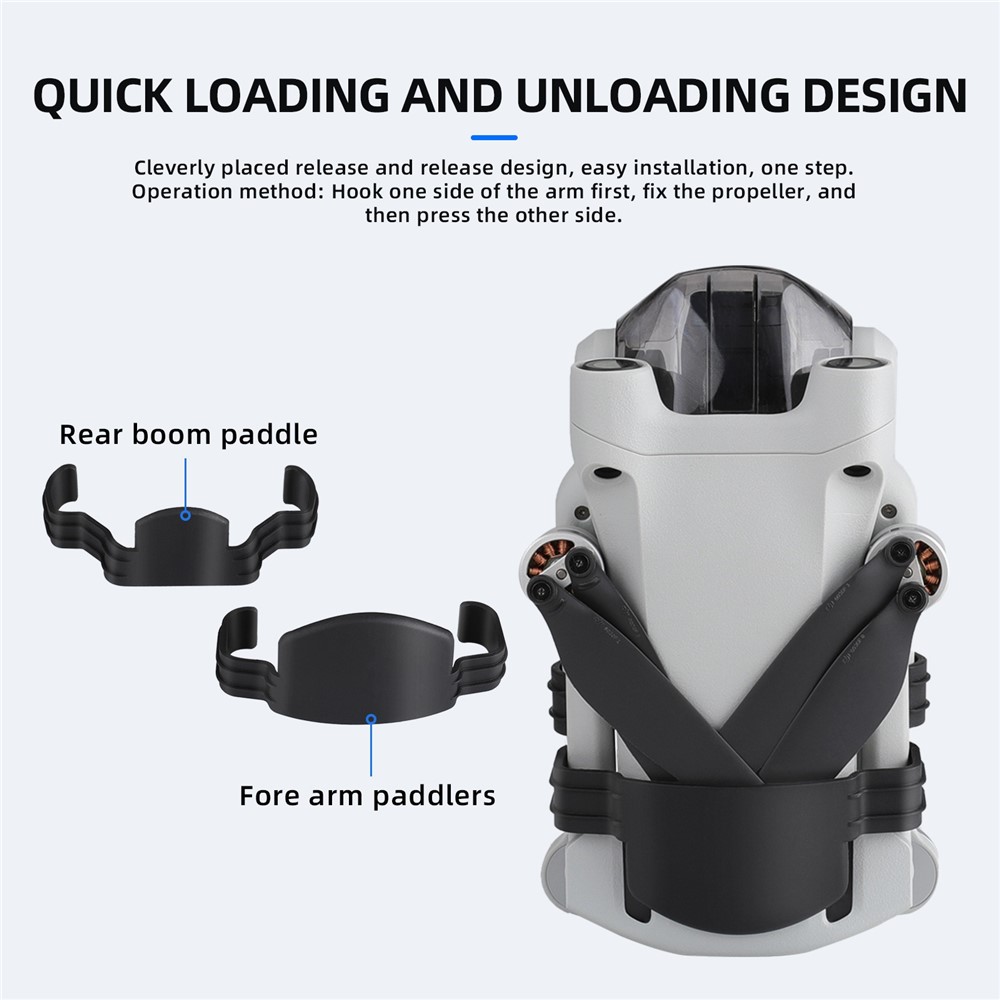 RCSTQ 1355900 For DJI Mini 3 Pro 2Pcs/Set Drone Front + Rear Propeller Fixing Holder Stabilizer-5