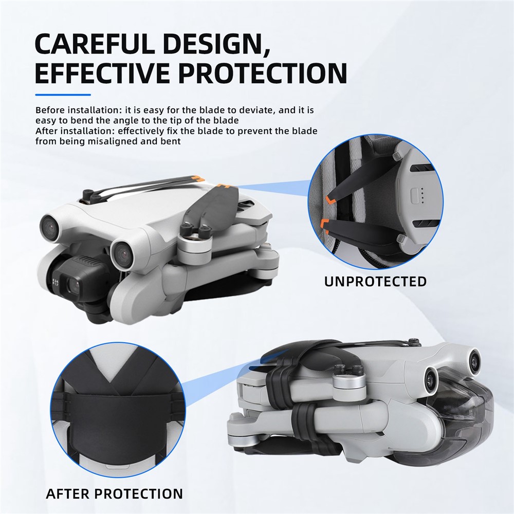 RCSTQ 1355900 For DJI Mini 3 Pro 2Pcs/Set Drone Front + Rear Propeller Fixing Holder Stabilizer-7