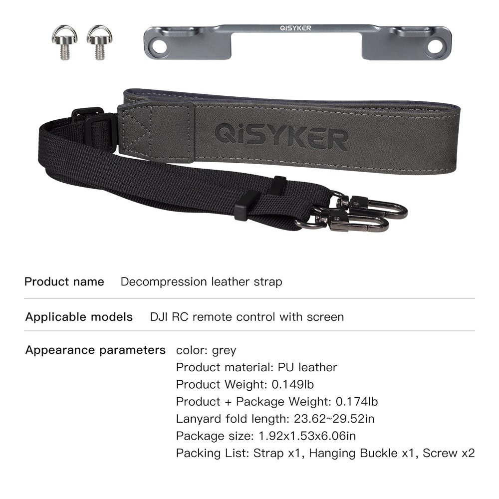 QISYKER DRCS0611 Neck Strap Lanyard for DJI Mini 3 Pro RC Controller Accessories-15