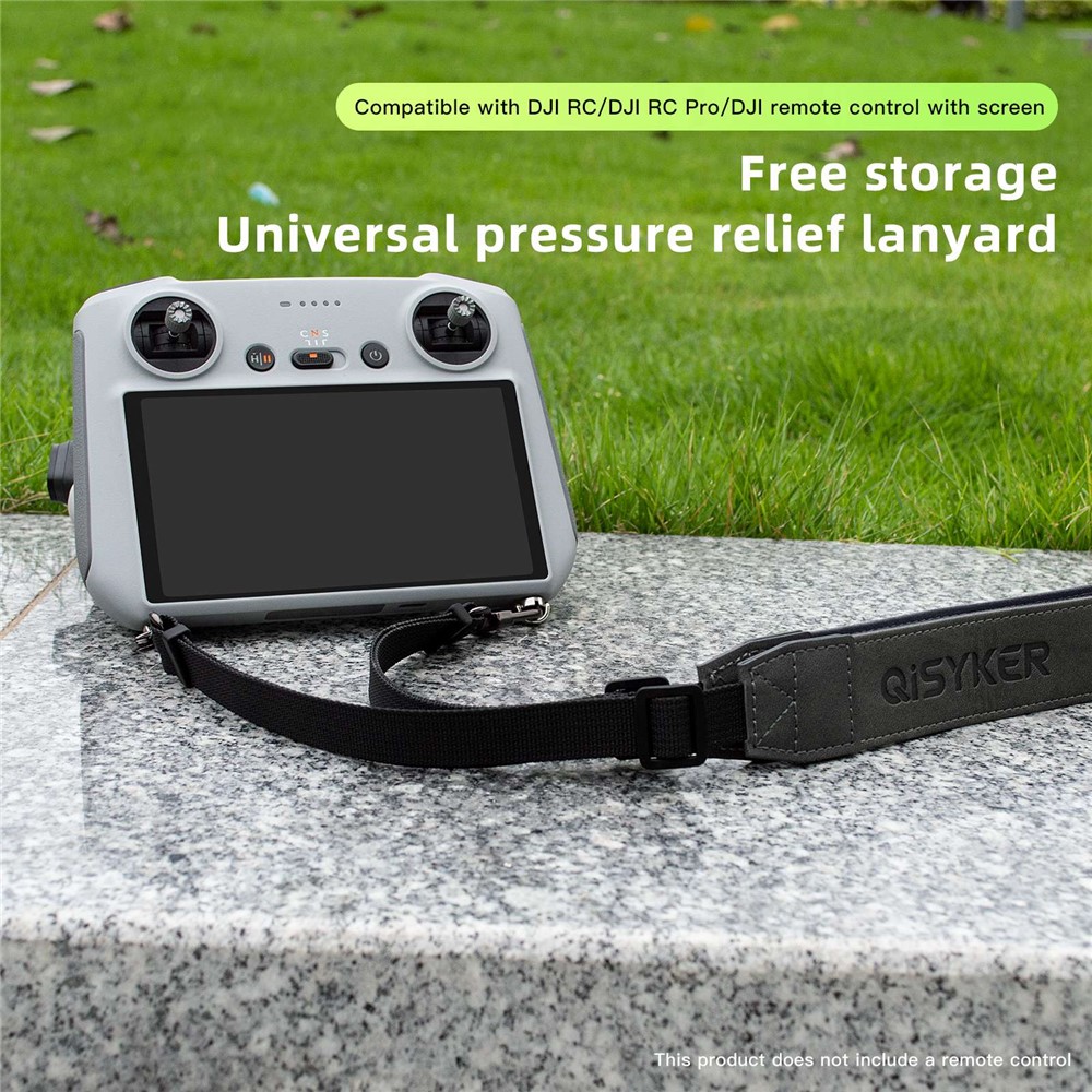 QISYKER DRCP0617 For DJI RC/Pro/Mini 3 Pro Drone Hand Free Lanyard for RC Remote Controller-5