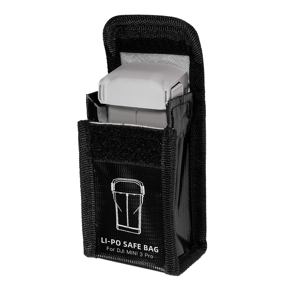 QISYKER Anti-explosion Protection Battery Storage Bag for DJI Mini 3 Pro (Suitable for 1Pc Battery)-1