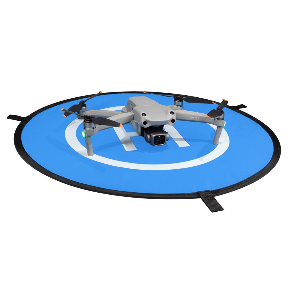 QISYKER DAPARK55 55cm Round Drone Parking Apron Landing Pad with Ground Pegs and Reflective Strips-10
