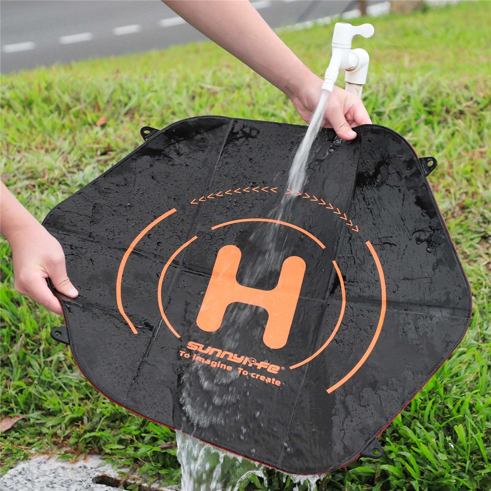 SUNNYLIFE TJP09 For DJI Avata / Mini 3 Pro / Mavic 3 / Mini SE Hexagon Foldable Landing Pad 60cm Drone Parking Apron Pad-12