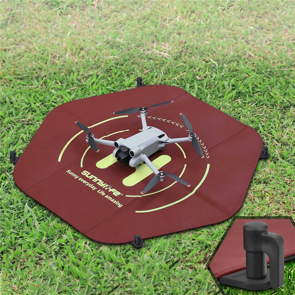 SUNNYLIFE TJP09 For DJI Avata / Mini 3 Pro / Mavic 3 / Mini SE Hexagon Foldable Landing Pad 60cm Drone Parking Apron Pad-2