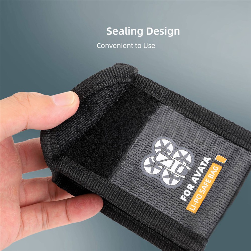 SUNNYLIFE AT-DC477 For DJI Avata Explosion-proof 1-Battery Safety Storage Bag Lithium Battery Protective Pouch-2