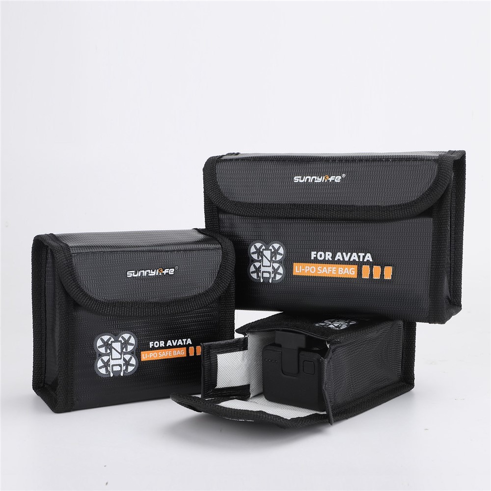 SUNNYLIFE AT-DC477 For DJI Avata Explosion-proof 1-Battery Safety Storage Bag Lithium Battery Protective Pouch-4