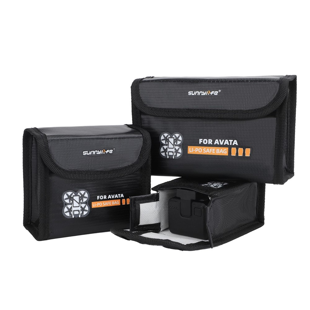 SUNNYLIFE AT-DC479 For DJI Avata 3-Battery Safe Bag Explosion-proof Heat Resistant Lithium Battery Storage Pouch-4