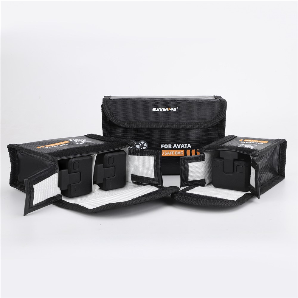 SUNNYLIFE AT-DC479 For DJI Avata 3-Battery Safe Bag Explosion-proof Heat Resistant Lithium Battery Storage Pouch-5