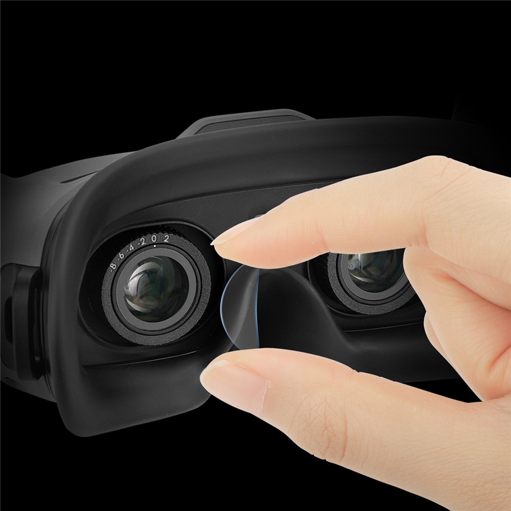 SUNNYLIFE AT-BHM476 2 Pair Protective Film for DJI Goggles 2 FPV Glasses Lens Protector Anti-Scratch HD Film-2