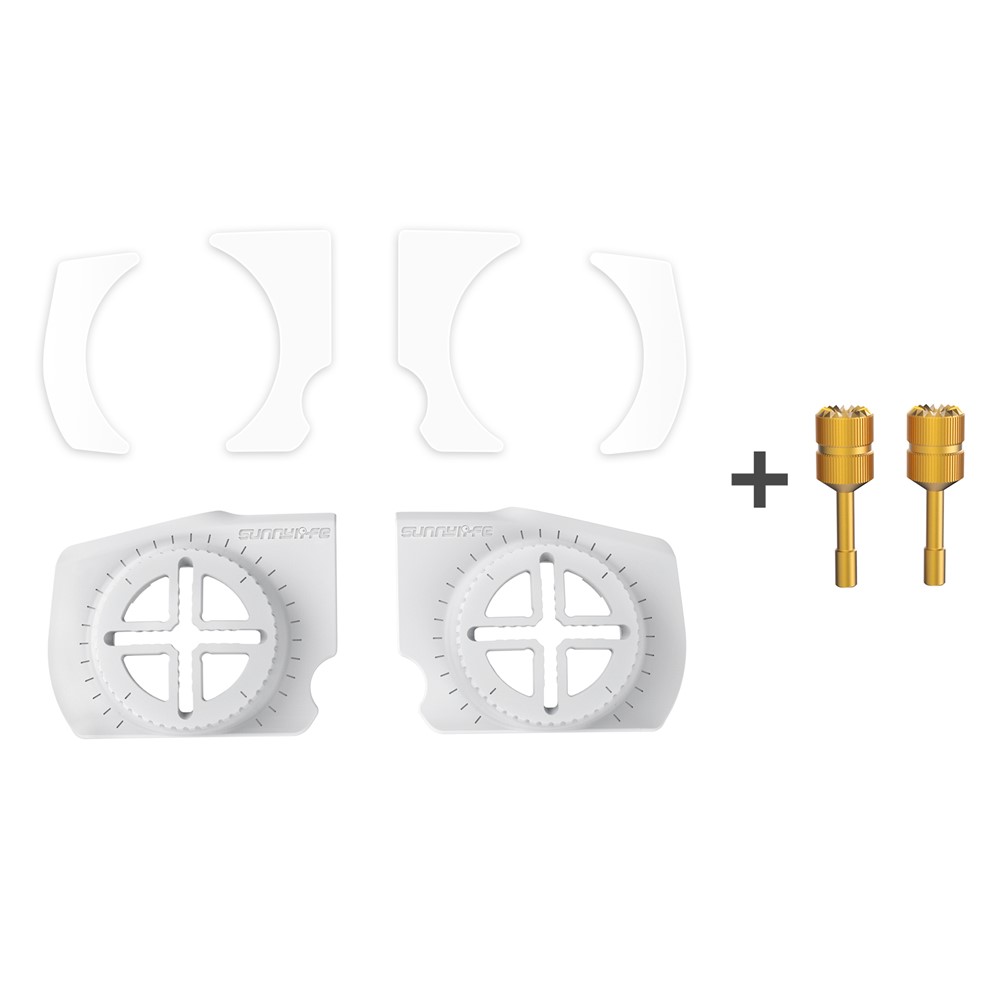 SUNNYLIFE DS470 For DJI RC Remote Control Rocker Speed Controller Lengthen Rocker Thumb Stick Set - Gold-1