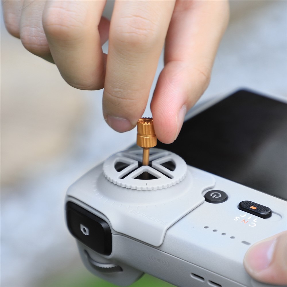 SUNNYLIFE DS470 For DJI RC Remote Control Rocker Speed Controller Lengthen Rocker Thumb Stick Set - Gold-7
