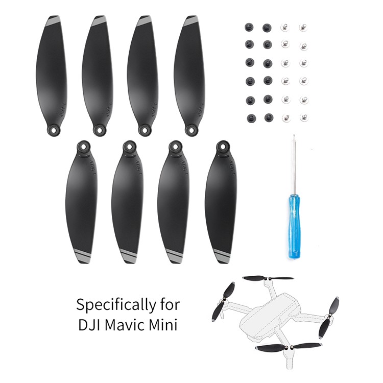 K&F Concept SSKU.1865 Pour DJI Mavic Mini 1 / Mini 2 / Ensemble de Filtre Multi-revêtement Se, 6pcs Filtres Anti-rayures uv + Cpl + Nd8 + Nd16 + Nd32 + Nd64 Filtres D'objectif HD Avec Hélice-14