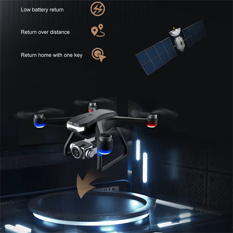 4DRC F11 GPS RC Drone Remote Control 4K Dual Camera Lens 4-Axis Brushless Motor Quadcopter with 2 Batteries
