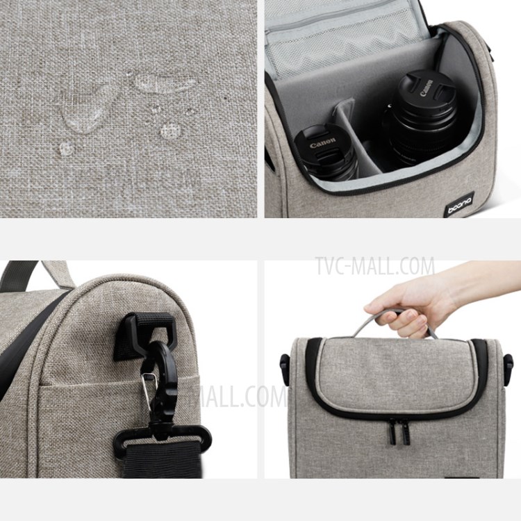 BAONA BN-H011 Waterproof Oxford Cloth Digital SLR Camera Storage Bag - Grey-2